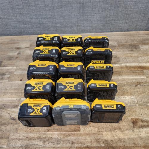 HOUSTON LOCATION - AS-IS DEWALT BATTERY PACK QTY - 15