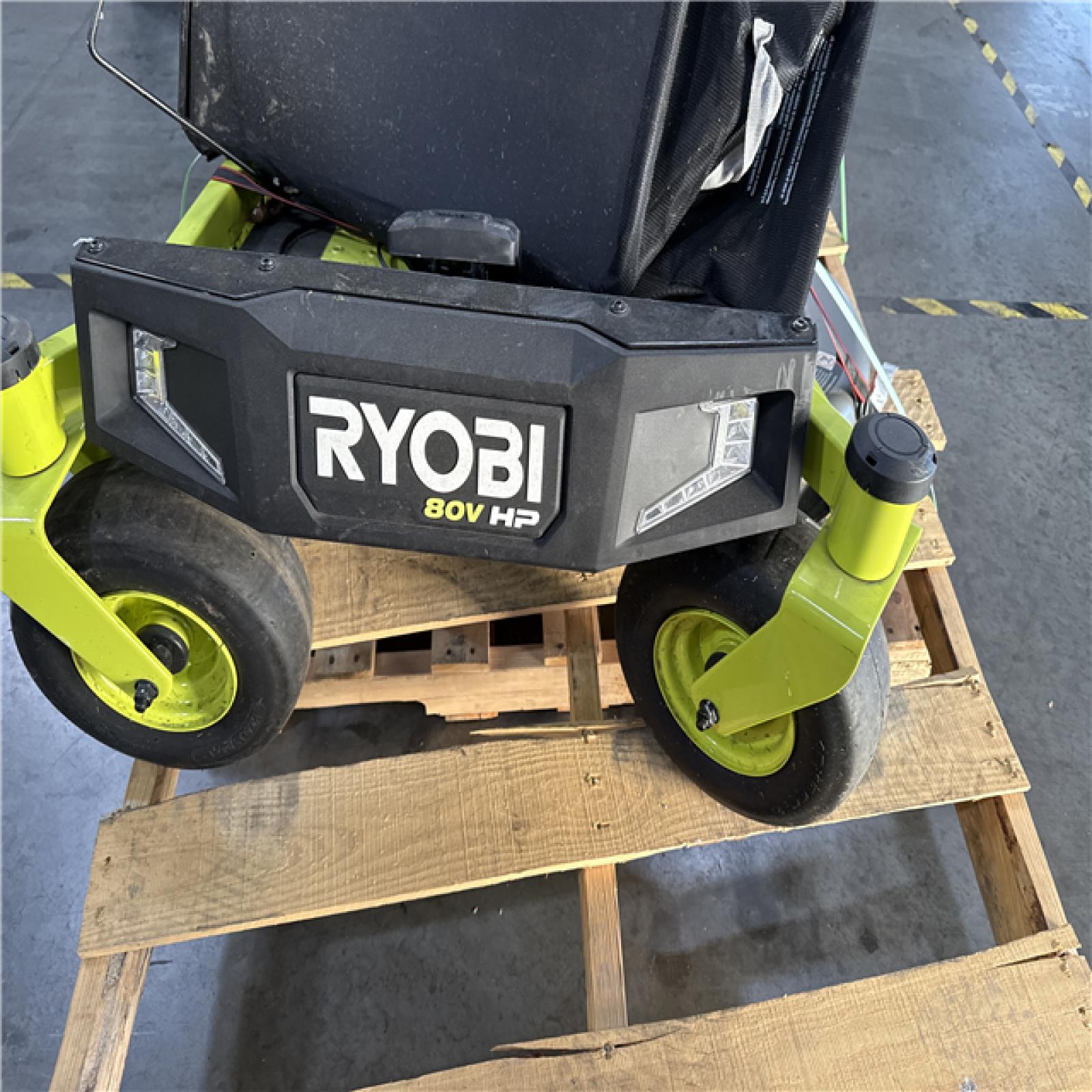 California AS-IS Ryobi 80V HP Brushless Riding Mower Z42Li