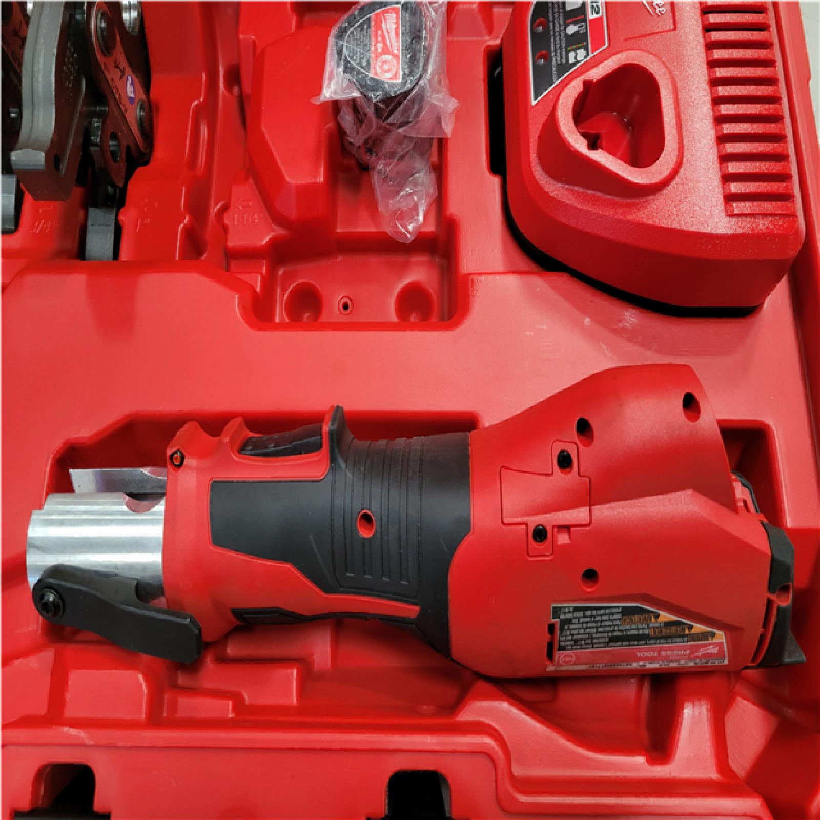 CALIFORNIA AS-IS MILWAUKEE M12 FORCE LOGIC PRESS TOOL
