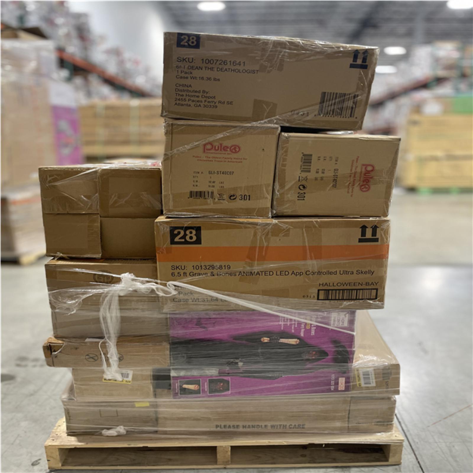 DALLAS LOCATION- AS-IS ASSORTED HALLOWEEN DECORATION PALLET