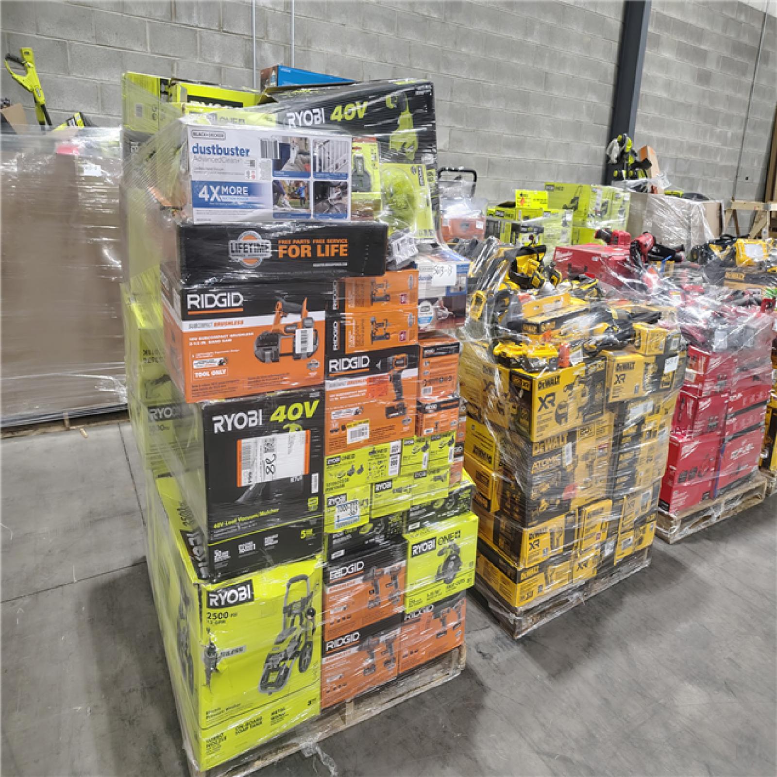 Pittston Location As-Is Power Tools Partial Truckload (11 pallets) 5613-B
