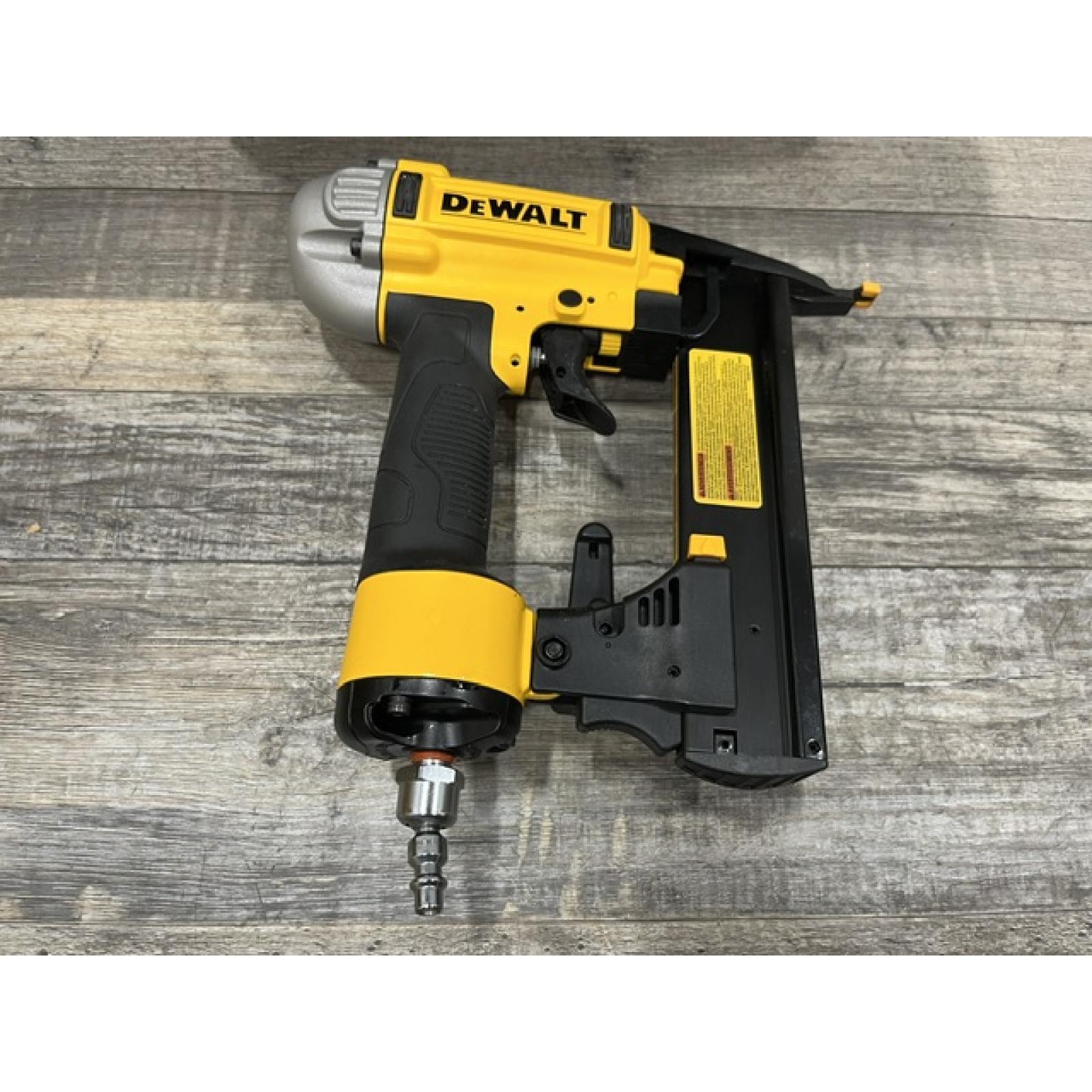 AS-IS DEWALT Pneumatic 18-Gauge 1/4 in. Crown Corded Stapler
