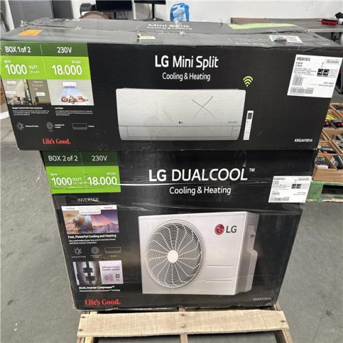 CALIFORNIA AS-IS LG DUALCOOL COOLING AND HEATING AT3GEHD