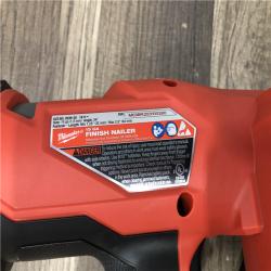 AS-IS Milwaukee FUEL 18-Volt Lithium-Ion Brushless Cordless Gen II 15-Gauge Angled Finish Nailer (Tool-Only)