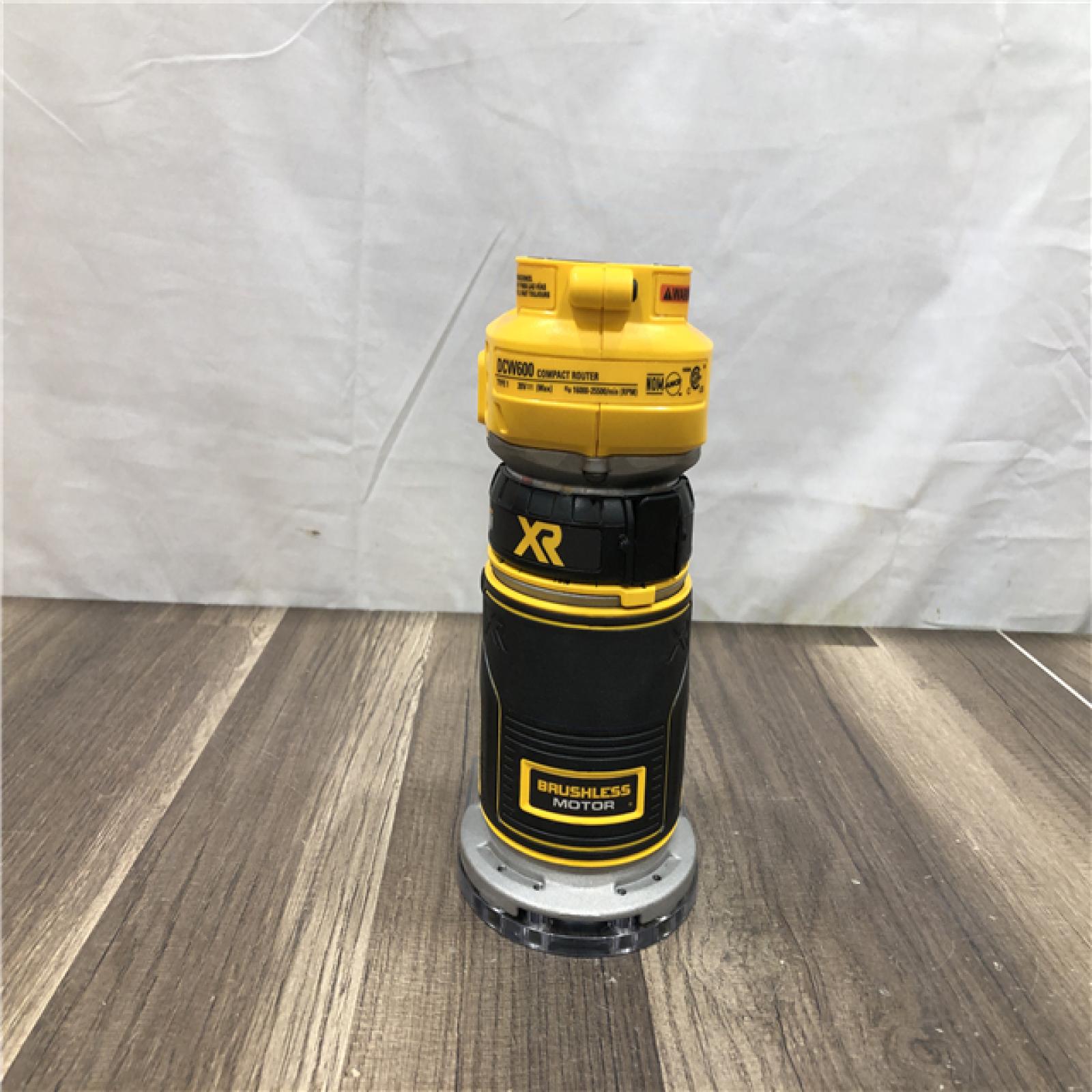 AS-IS DEWALT 20V MAX XR Cordless Brushless Fixed Base Compact Router (Tool Only)