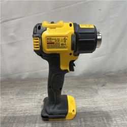 AS-IS DEWALT 20V MAX Cordless Compact Heat Gun with Flat and Hook Nozzle Attachments