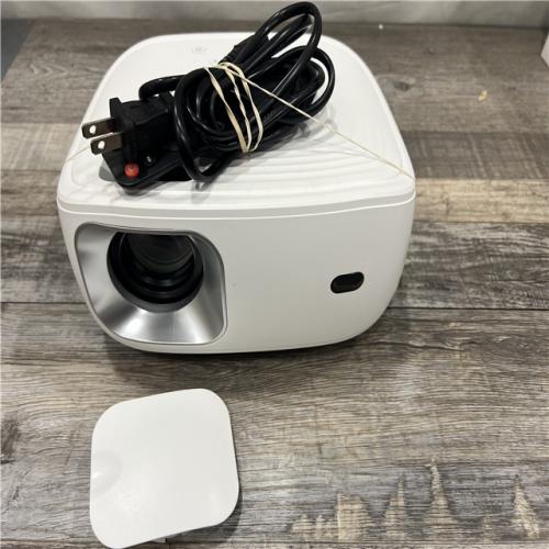 AS-IS Honpow WiFi and Bluetooth 1080P 4K LCD Mini Projector Type, White