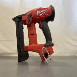 AS-IS - MILWAUKEE FUEL 18-Volt Lithium-Ion Brushless Cordless 18-Gauge 1/4 in. Narrow Crown Stapler