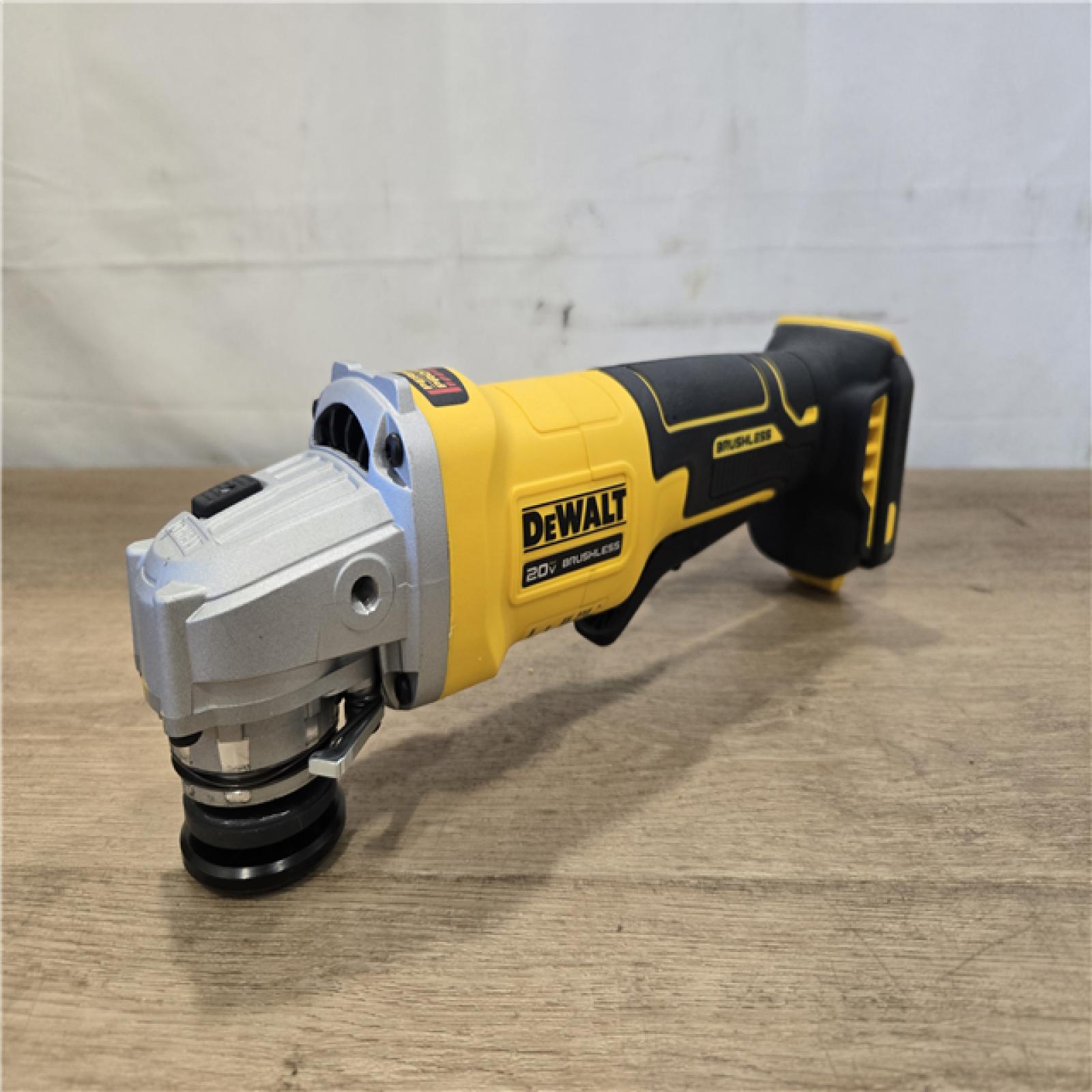 AS-IS DEWALT 20V MAX Cordless 4-1/2 in. Angle Grinder (Tool Only)