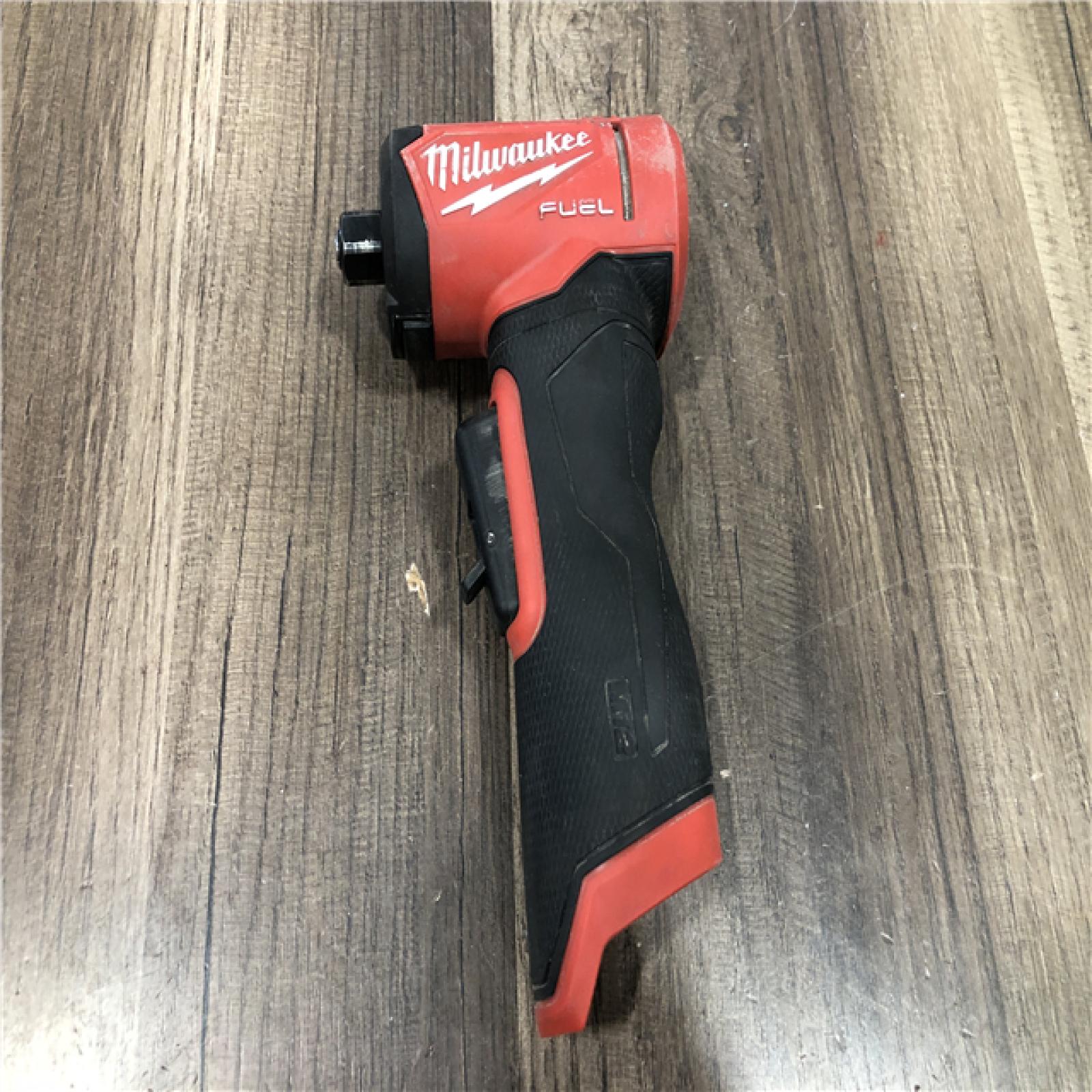 AS-IS Milwaukee  FUEL 12V Lithium-Ion Brushless Cordless 1/4 in. Right Angle Die Grinder (Tool-Only)