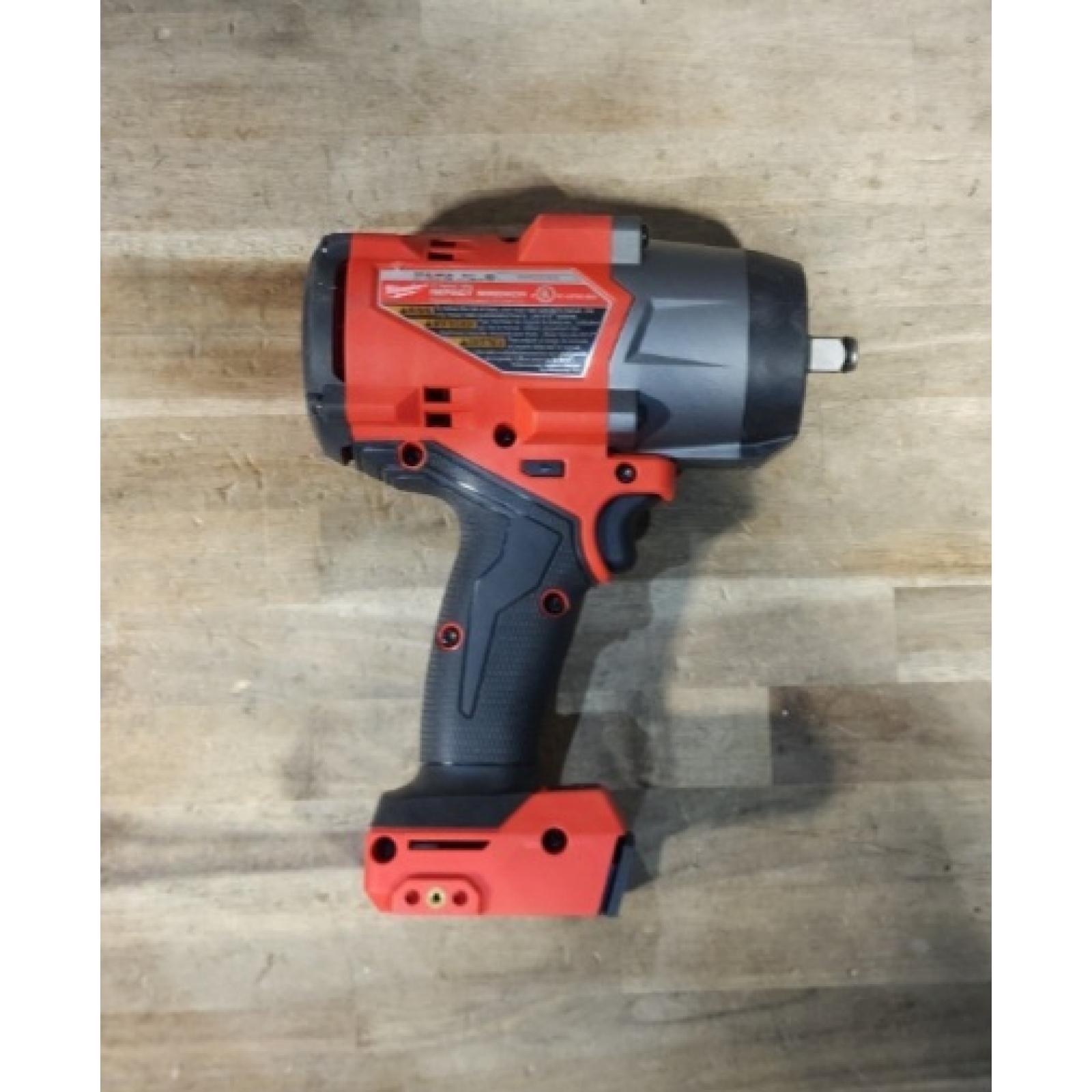HOUSTON LOCATION - AS-IS Milwaukee M18 1/2 in. Cordless Brushless High Torque Impact Wrench Kit (Battery & Charger)