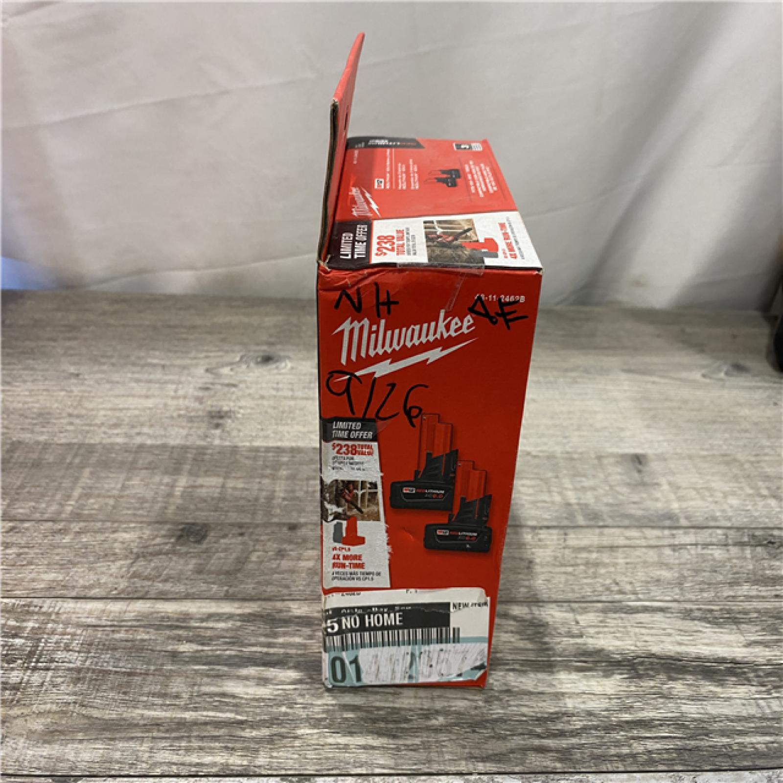 NEW - Milwaukee 12V Lithium-Ion XC Extended Capacity Battery Pack 6. 0Ah (2-Pack)
