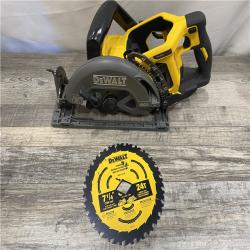 AS-IS DEWALT FLEXVOLT 60V MAX Cordless Brushless 7-1/4 in. Wormdrive Style Circular Saw (Tool Only)