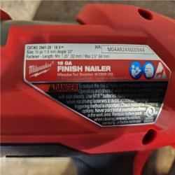 HOUSTON LOCATION - AS-IS Milwaukee FUEL 18-Volt Lithium-Ion Brushless Cordless Gen II 16-Gauge Angled Finish Nailer (Tool-Only)