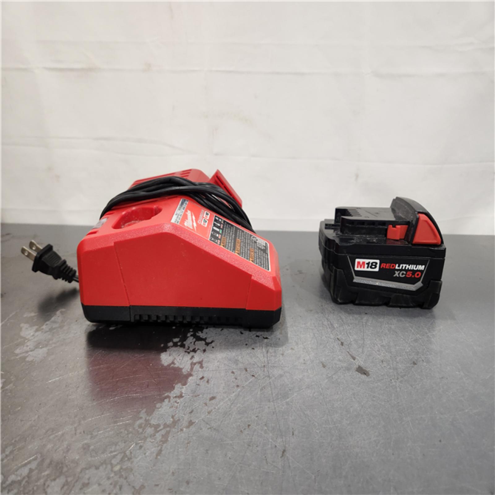 AS-IS- Milwaukee M18 18-Volt Lithium-Ion XC Battery Starter Kit