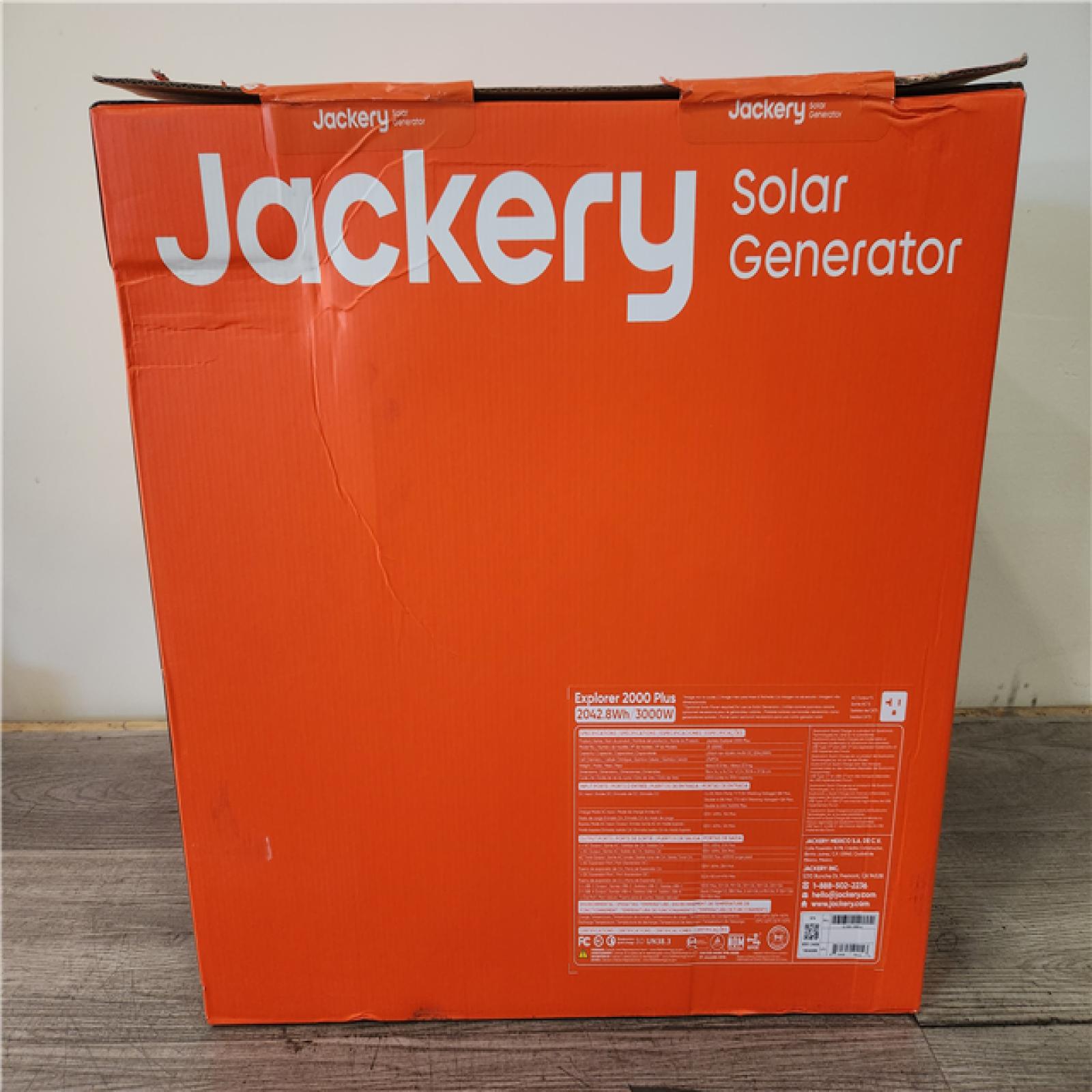 Phoenix Location NEW Jackery Solar Generator Explorer 2000 Plus 2042.8Wh/ 3000W Model No. Je-2000C