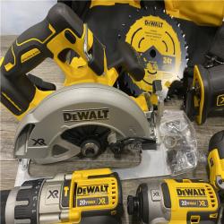 AS-IS DEWALT 20V MAX Cordless 6 Tool Combo Kit