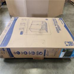 Phoenix NEW Suncast 5 ft. 10.5 in. W x 3 ft. 8.25 in. D x 6 ft. 5.5 in. H XL Plastic Resin Vertical Storage Shed in Peppercorn (Gray)