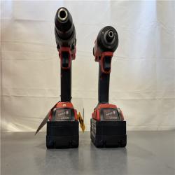 AS-IS - MILWAUKEE FUEL 18V Lithium-Ion Brushless Cordless Hammer Drill and Impact Driver Combo Kit