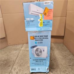 Phoenix Location NEW Hessaire DIY 22.5 SEER2 18,000 BTU Wi-Fi 1.5-Ton Ductless Mini Split Air Conditioner,Heat Pump, Variable Speed Inverter-208V/230V