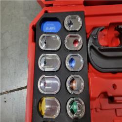 CALIFORNIA AS-IS MILWAUKEE M18 FORCE LOGIC 750 MCM CRIMPER W/ MCM AL DIES