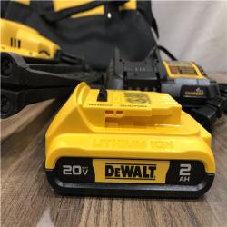 AS-IS DEWALT 20V MAX XR 16-Gauge Electric Cordless Angled Finishing Nailer Kit