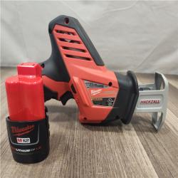 AS-IS- Milwaukee 12V 1.5Ah Cordless Straight Handle Reciprocating Saw Kit