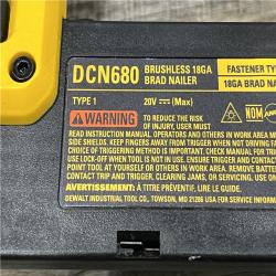AS-IS DEWALT 20V MAX XR Lithium-Ion Electric Cordless 18-Gauge Brad Nailer (Tool Only)