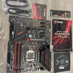 AS-IS MSI MPG Z390 Gaming Plus LGA1151 M.2 USB 3.1 Gen 2 DDR4 HDMI DVI CFX ATX Z390 Gaming Motherboard