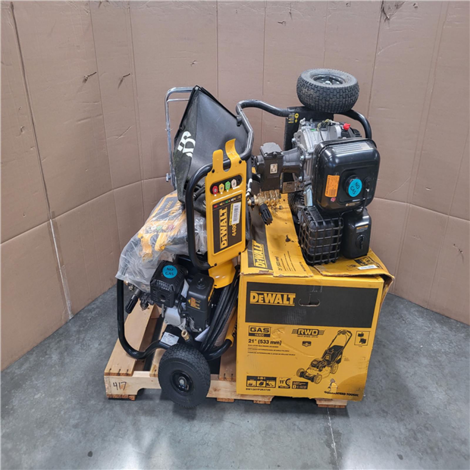CALIFORNIA AS-IS OUTDOOR POWER EQUIPMENT