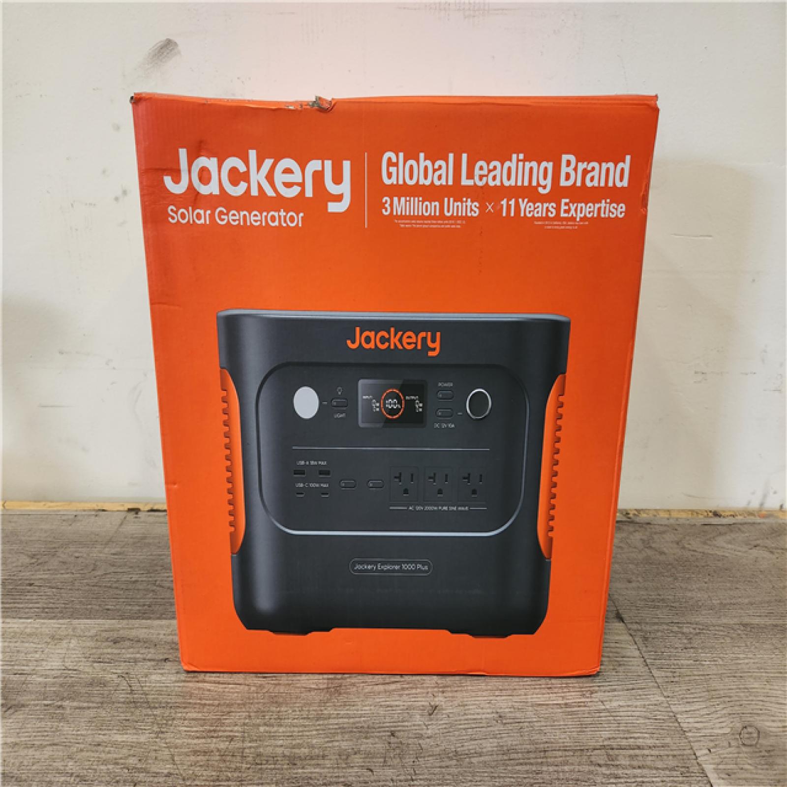 Phoenix Location NEW Jackery Solar Generator Explorer 1000 Plus 1264.64Wh/2000W Model No. JE-1000C