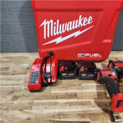 HOUSTON LOCATION - AS - IS Milwaukee FUEL 18V Lithium-Ion Brushless Cordless Hammer Drill and Impact Driver Combo Kit