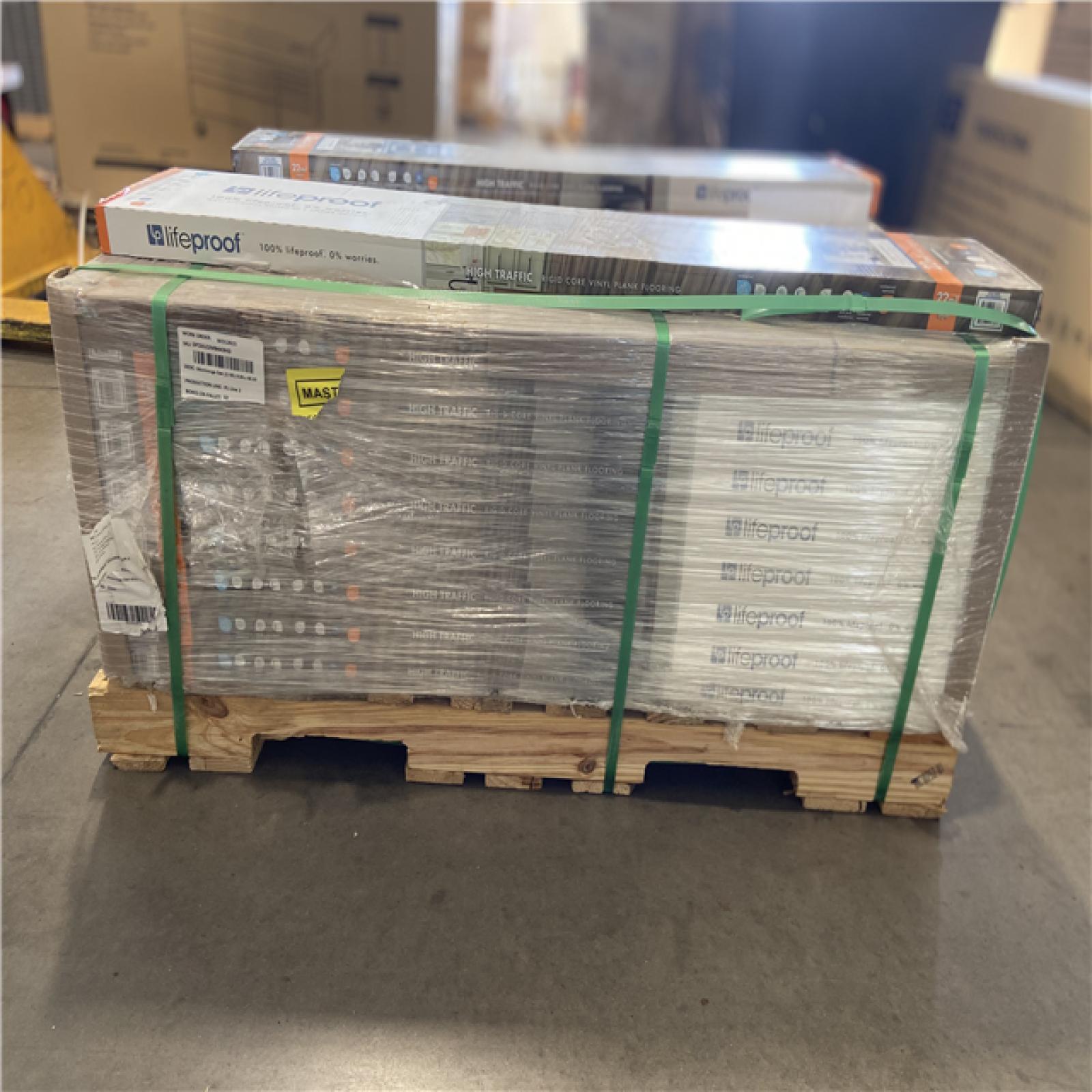 DALLAS LOCATION - Lifeproof Montrouge Oak 22 MIL x 9.06 in. W x 48.03 in. L Click Lock Waterproof Vinyl Plank Flooring (21.15 sq. ft. /Case) - 34 CASES