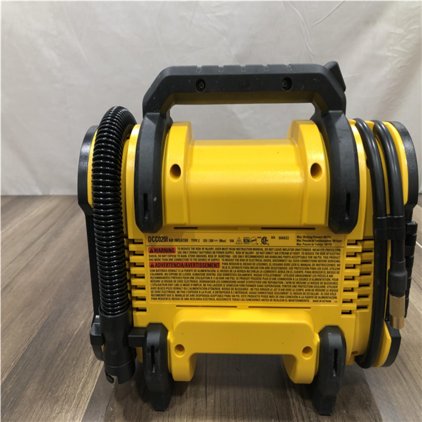 AS-IS DEWALT 20V MAX Cordless Electric Portable Inflator (Tool Only)
