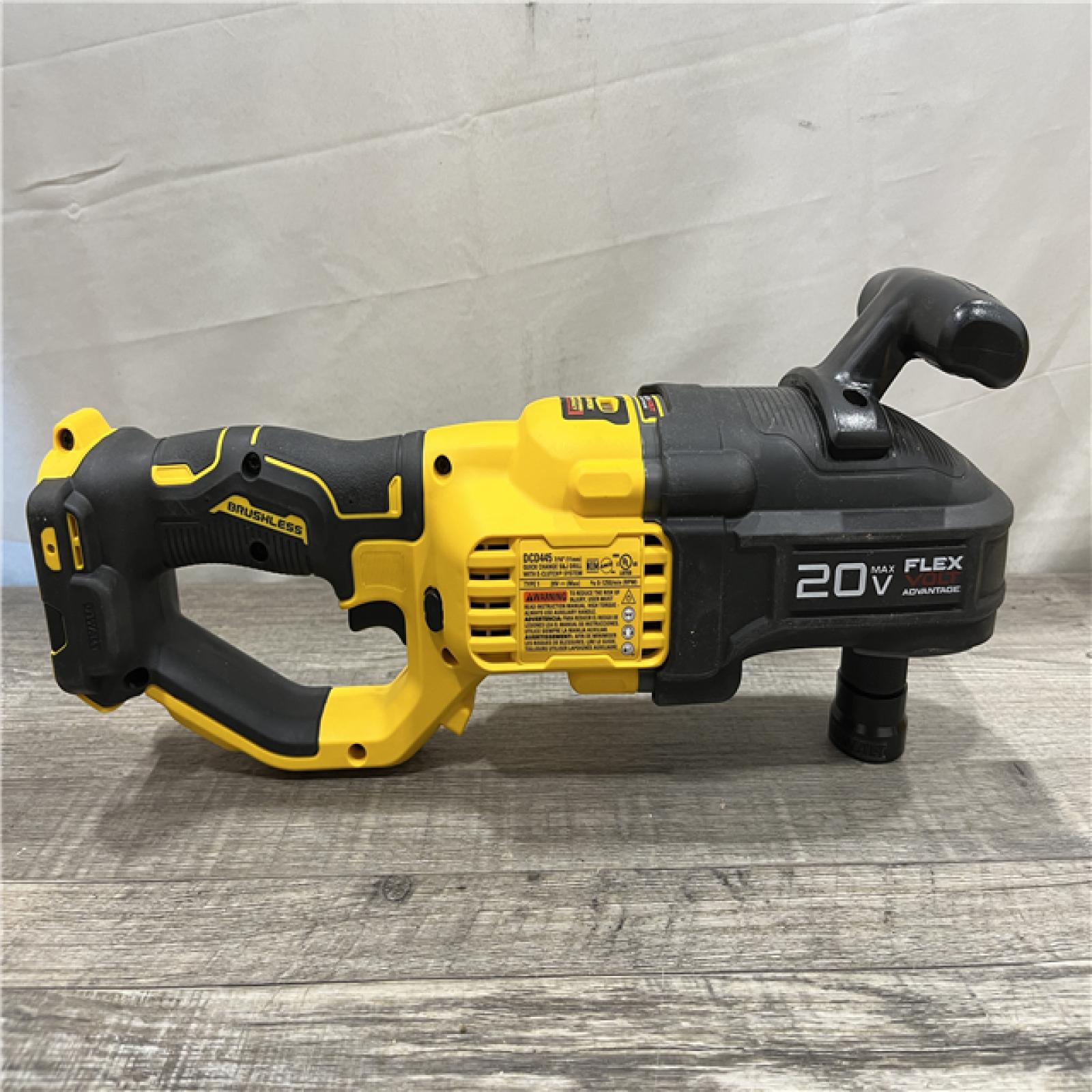 AS-IS DEWALT 20V Max Cordless Brushless 7/16 in. Quick Change Stud and Joist Drill (Tool Only)