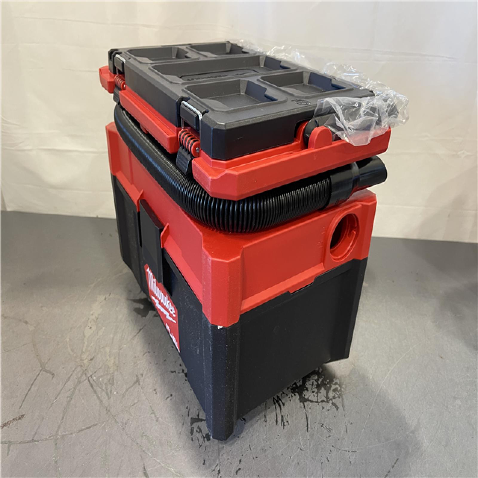 AS-IS - MILWAUKEE M18 FUEL PACKOUT 18-Volt Lithium-Ion Cordless 2.5 Gal. Wet/Dry Vacuum