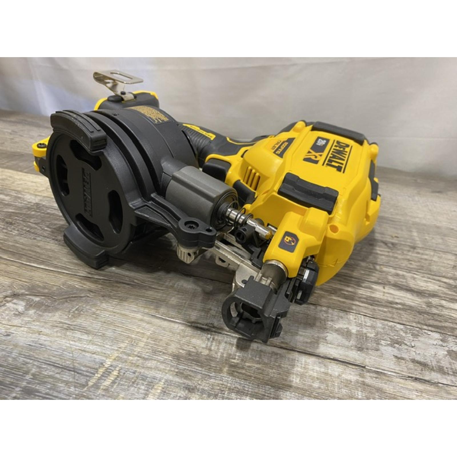 AS-IS DEWALT 20V MAX 15-Degree Electric Cordless Roofing Nailer (Tool Only)