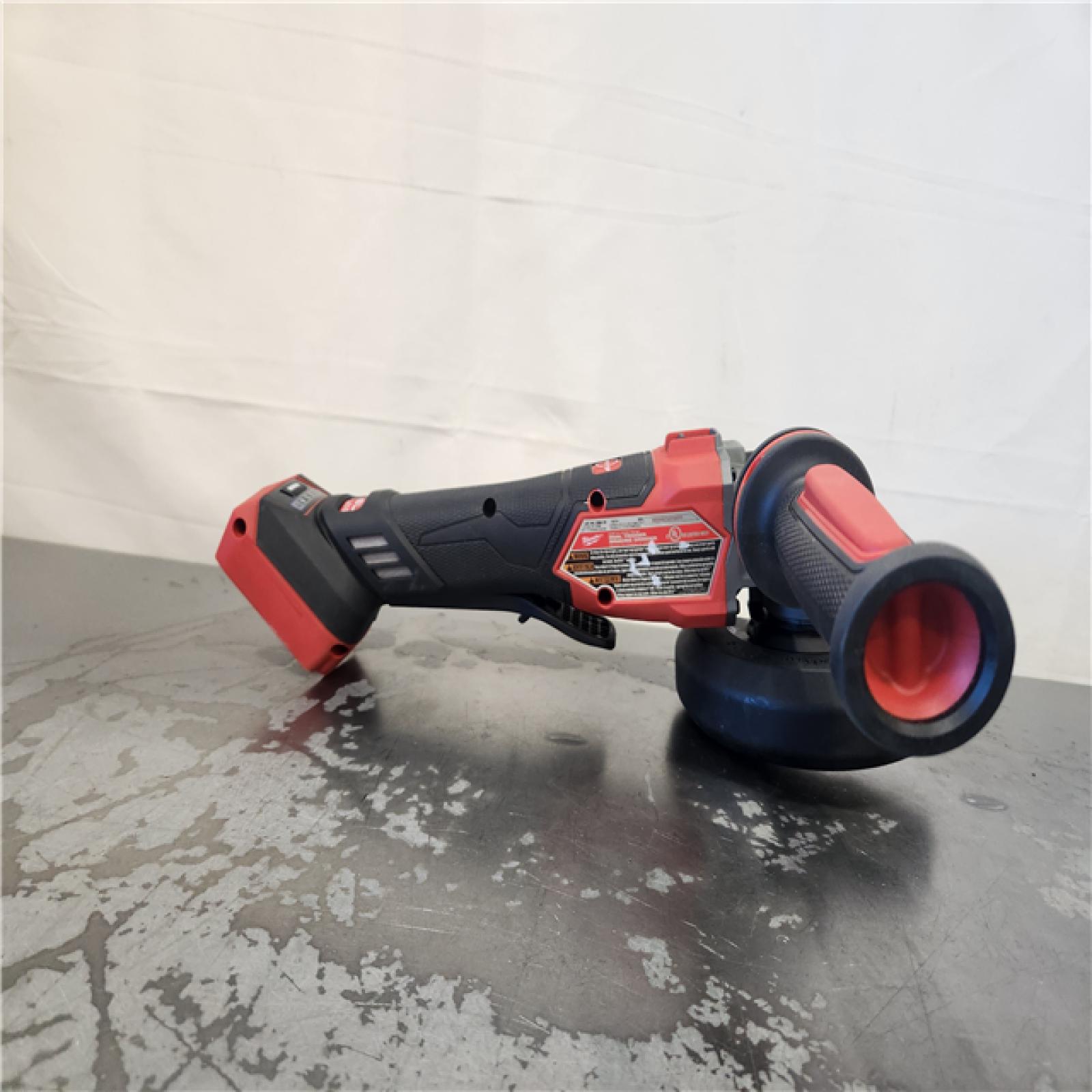 AS-IS- Milwaukee M18 FUEL 18V Lithium-Ion Brushless Cordless 4-1/2 in./5 in. Dual-Trigger Braking Grinder (Tool-Only)