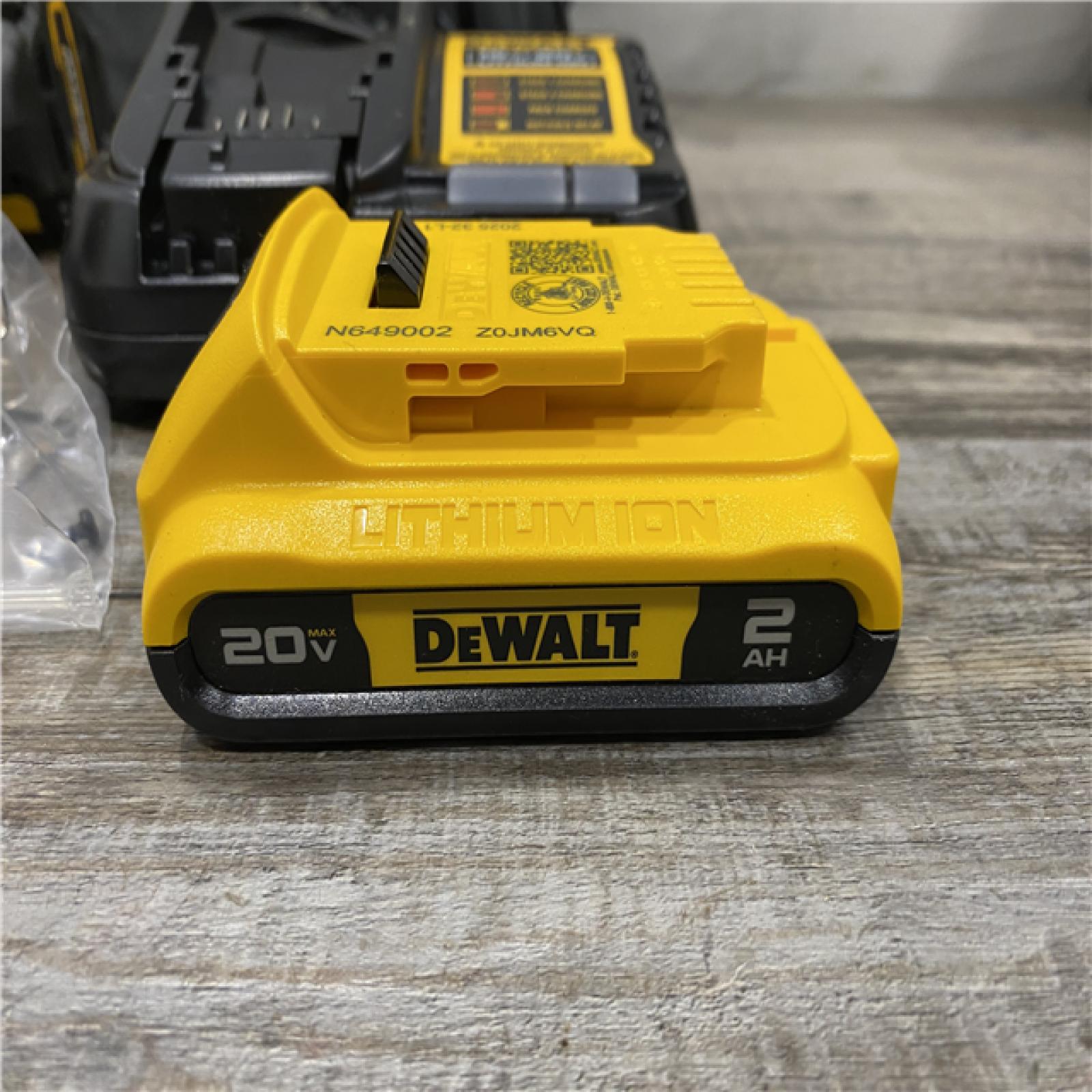 AS-IS DEWALT Atomic 20V Lithium-Ion Cordless Compact 1/2 in. Drill/Driver Kit