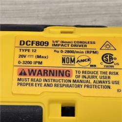 AS-IS DeWALT ATOMIC 20V MAX Cordless Compact Impact Driver Kit