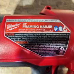 HOUSTON LOCATION - AS - IS Milwaukee FUEL 3-1/2 in. 18-Volt 21-Degree Lithium-Ion Brushless Cordless Framing Nailer (Tool-Only)