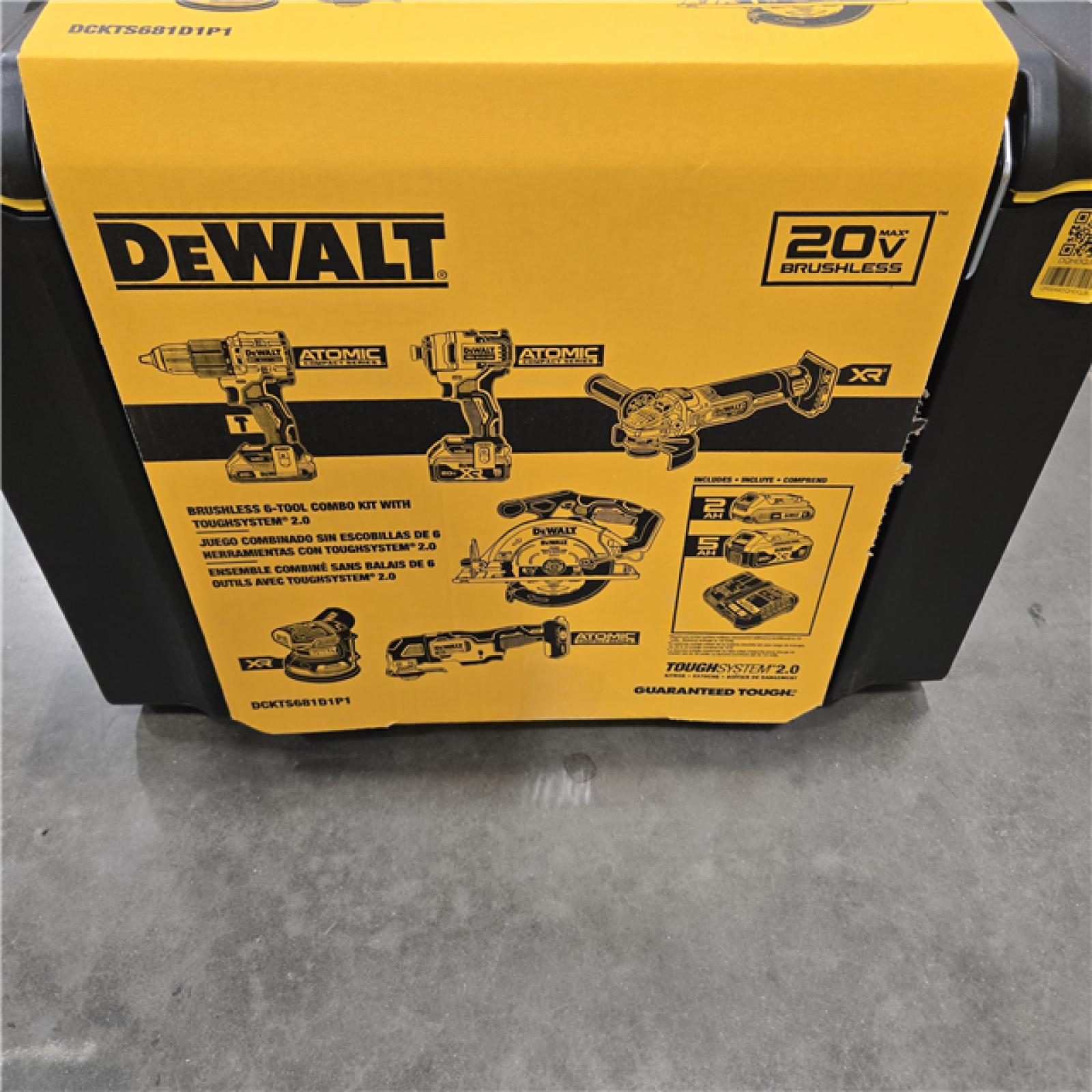NEW! - DEWALT 20V MAX ToughSystem 6-Tool Cordless Combo Kit