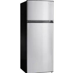 DALLAS LOCATION -  Vissani 7.1 cu. ft. Top Freezer Refrigerator in Stainless Steel Look  - PALLET ( 2  UNITS )