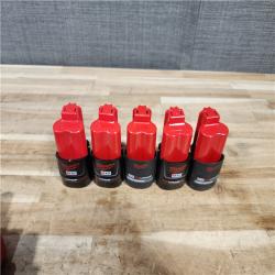 HOUSTON LOCATION - AS-IS HOUSTON LOCATION - AS-IS MILWAUKEE BATTERY PACK QTY - 10