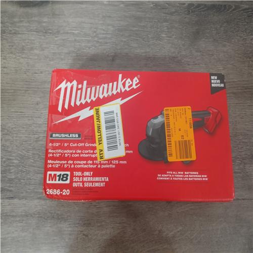 CALIFORNIA AS-IS TOOL MILWAUKEE CUT OFF GRINDER PADDLE SWITCH M18 2686-20