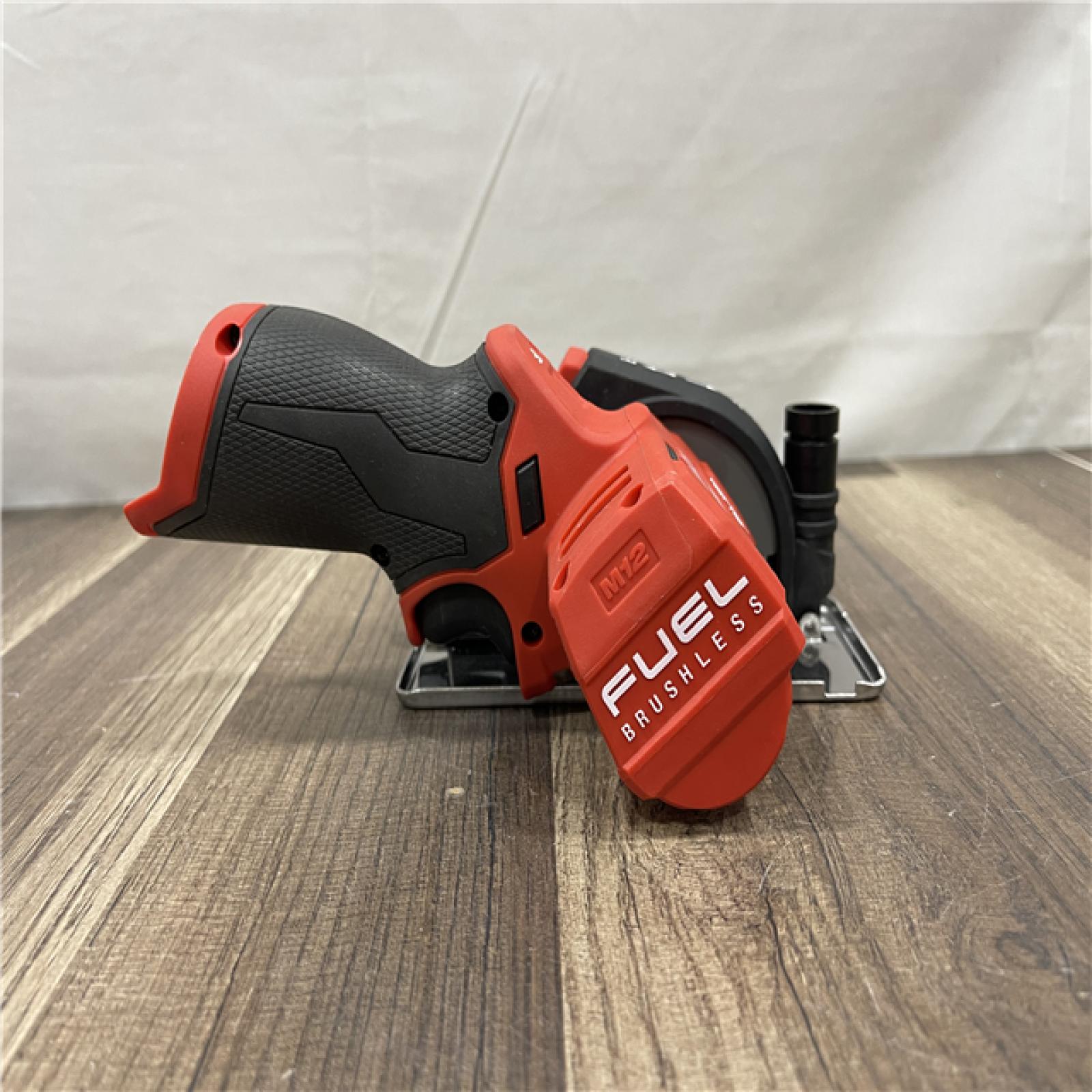 AS-IS Milwaukee M12 FUEL 12V Lithium-Ion Brushless Cordless 3 in. Cut Off Saw (Tool-Only)