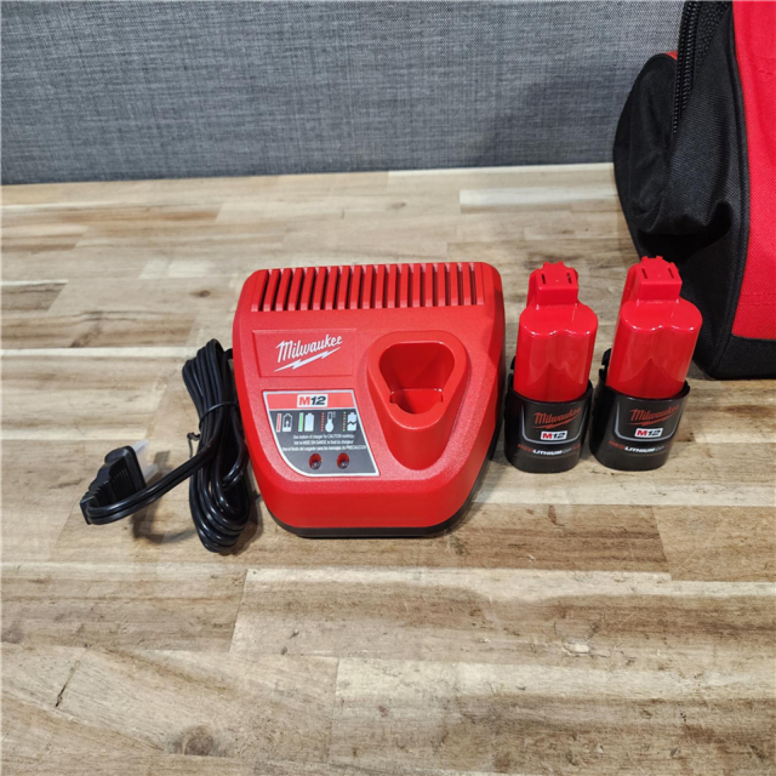 HOUSTON LOCATION - AS-IS Milwaukee FUEL 12V Lithium-Ion Cordless Drill Driver  Impact Wrench  and Ratchet Combo Kit