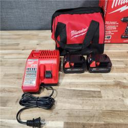 HOUSTON LOCATION - AS-IS Milwaukee 18V Lithium-Ion Cordless Drill Driver/Impact Driver Combo Kit