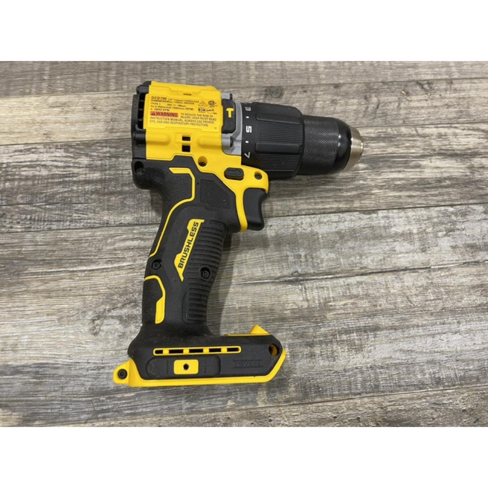 AS-IS DEWALT ATOMIC 20V Lithium-Ion Cordless 1/2 in. Hammer Drill Kit