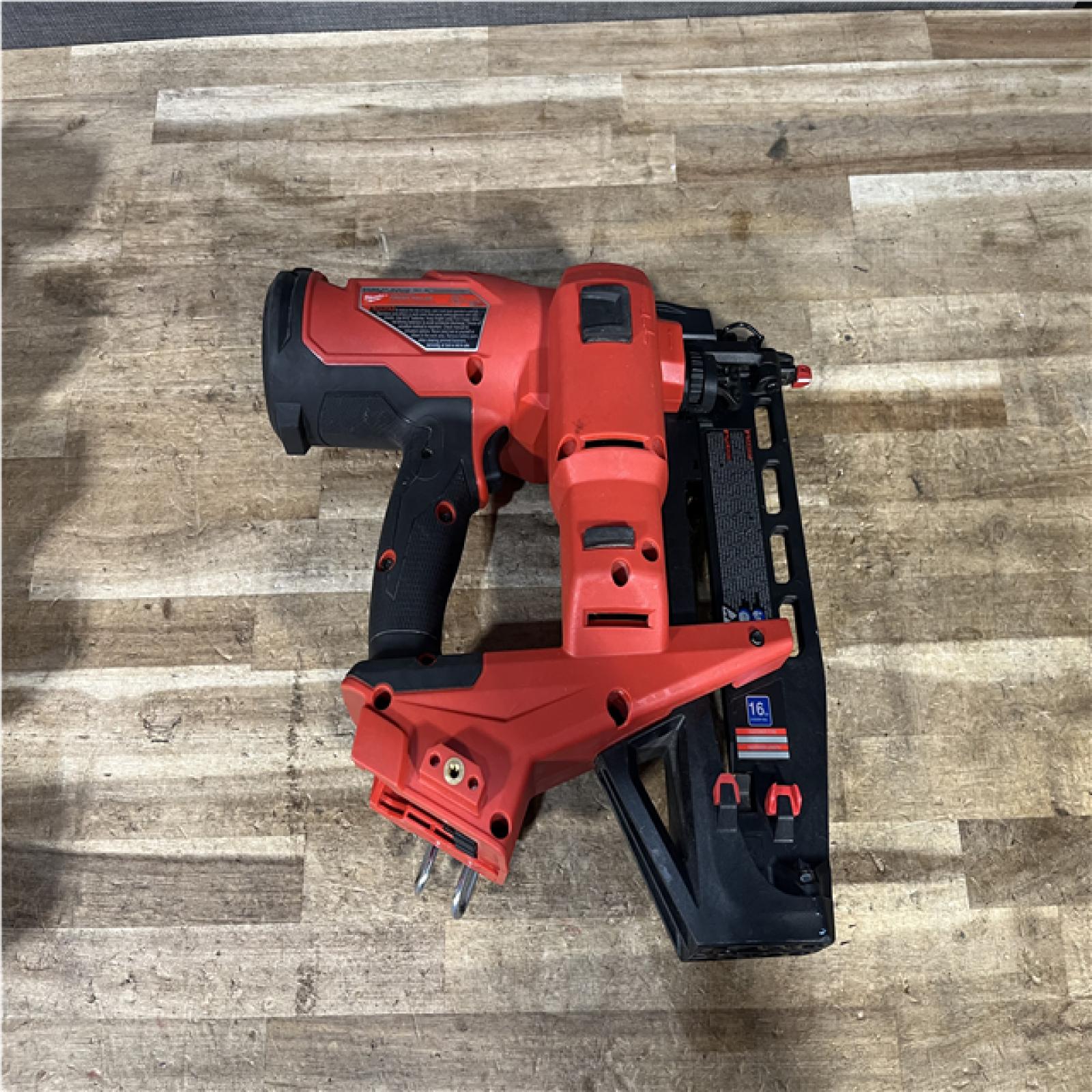 Houston Location AS-IS Milwaukee FUEL 18-Volt Lithium-Ion Brushless Cordless Gen ll 16-Gauge Straight Finish Nailer (Tool Only)